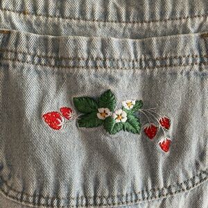 Strawberry patch London London vintage overalls, medium